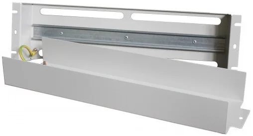 Панель ZPAS 19", модульна, з DIN-рейкою, сіра
