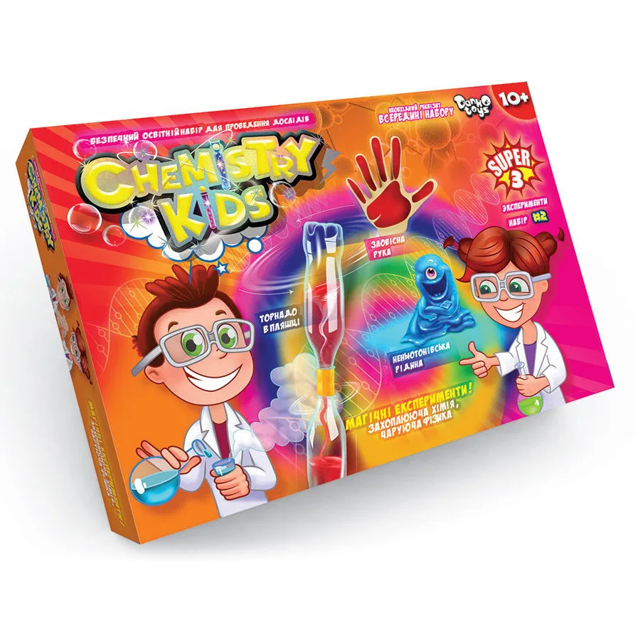 Дитячий набір для експериментів Danko Toys гіпоалергенний 10 років і старше