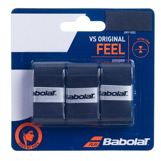 Обмотка Babolat поліуретан 3 шт чорна