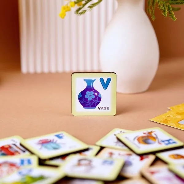 Дитяча гра Лото Ubumblebees дерево 48 фішок 8 карток кольоровий