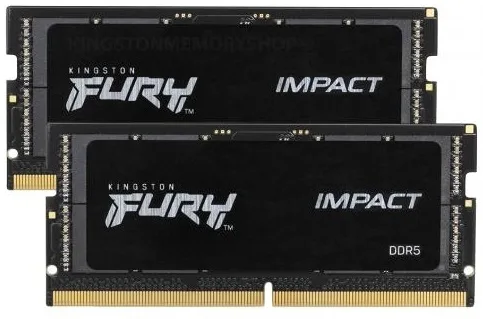Пам'ять ноутбука Kingston DDR5 16GB 4800 МГц 2 планки KF548S38IBK2-16