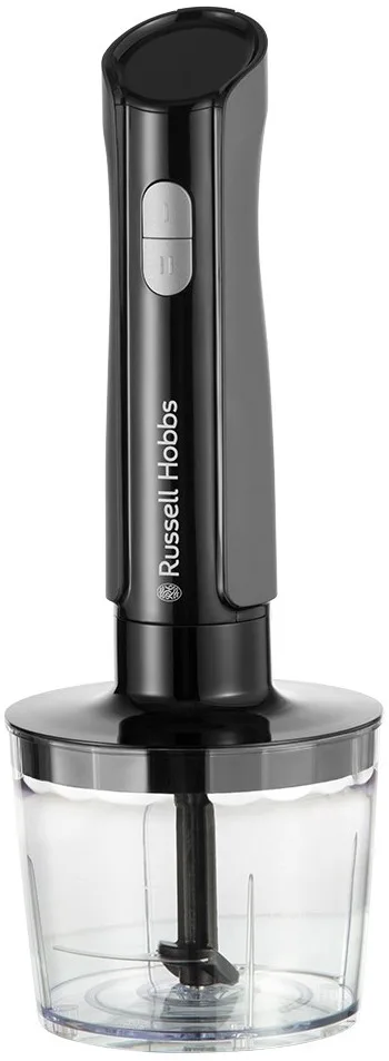 Занурювальний блендер Russell Hobbs Desire Matte Charcoal, 500 Вт, чаша 500 мл, вінчик, міні-подрібнювач, чорний.