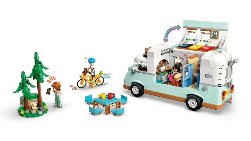 Конструктор LEGO Friends 42663 фургон для кемпінгу різнокольоровий