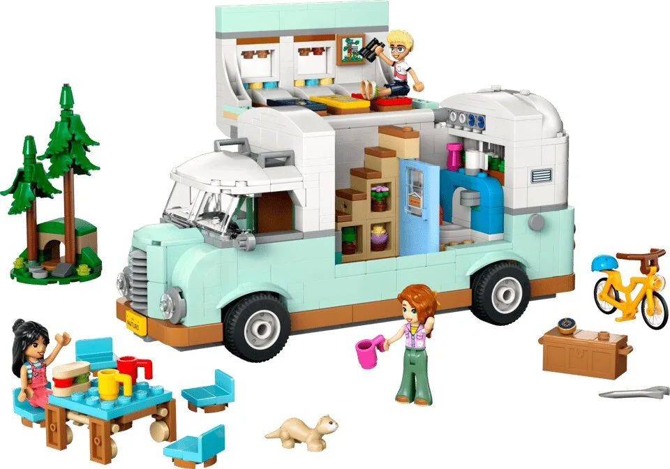 Конструктор LEGO Friends 42663 фургон для кемпінгу різнокольоровий