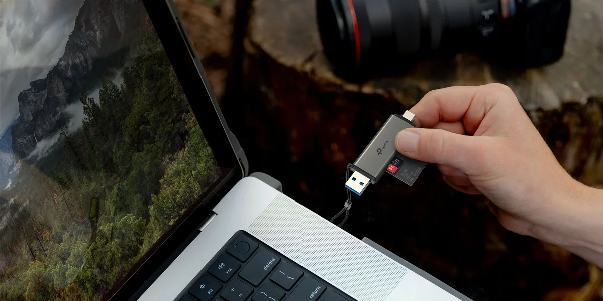USB-Концентратор TP-Link UA430D  1xSD, 1x-microSD, USB TypeC&A