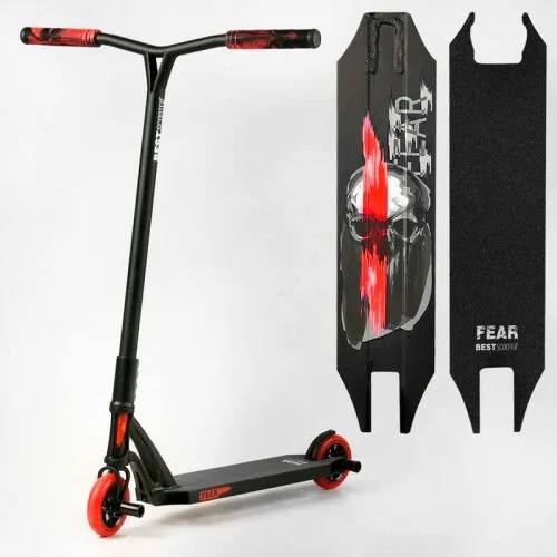 Труковий самокат Best Scooter для трюків та катання з SCS-системою алюмінієвим диском та PU колесами 115 мм.