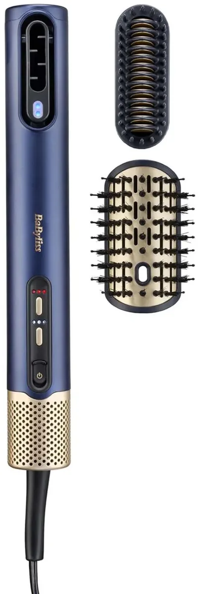 Стайлер Babyliss Air Wand 1600 Вт 3 режими 2 насадки іонізація синій