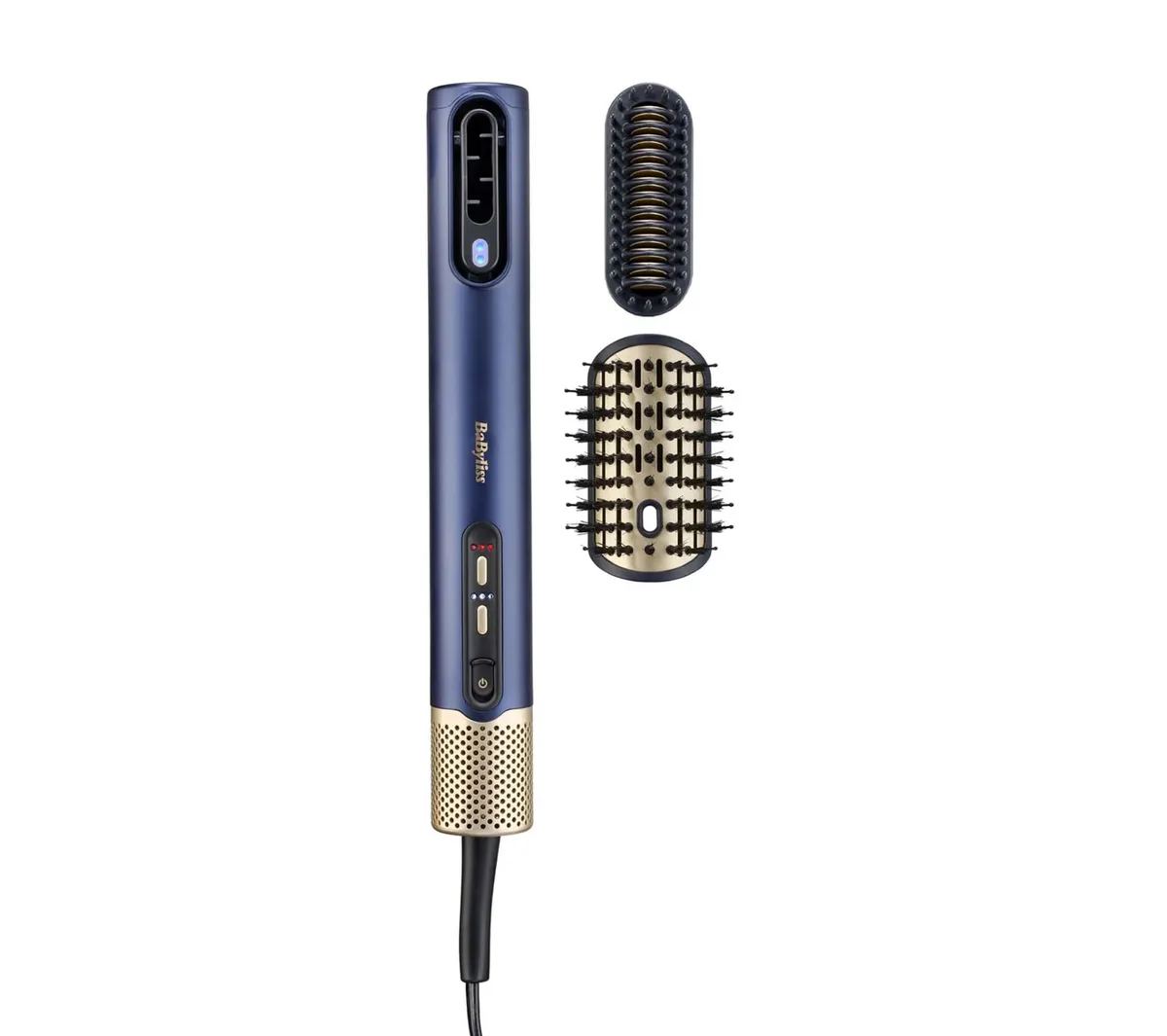 Стайлер Babyliss Air Wand 1600 Вт 3 режими 2 насадки іонізація синій
