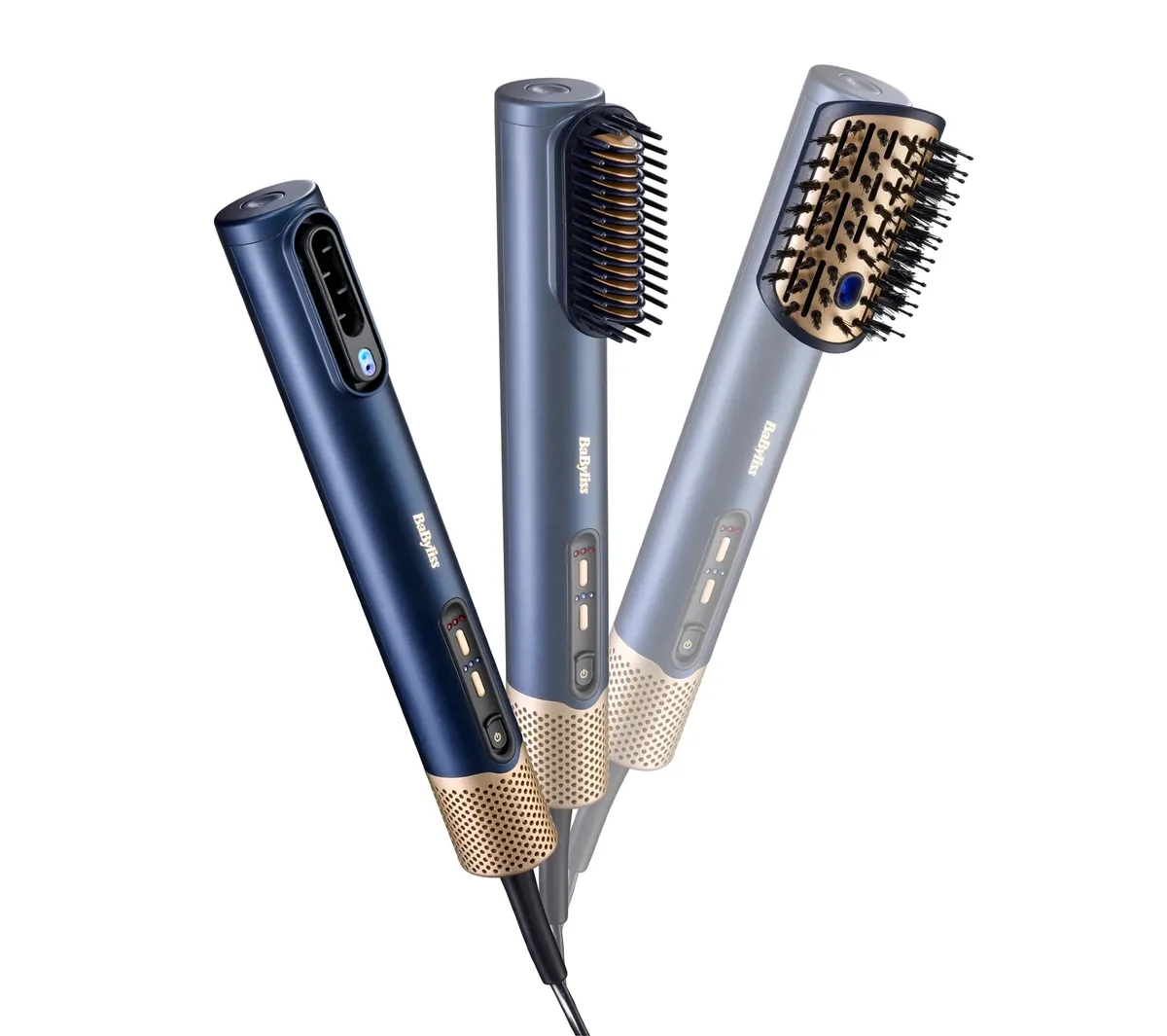 Стайлер Babyliss Air Wand 1600 Вт 3 режими 2 насадки іонізація синій