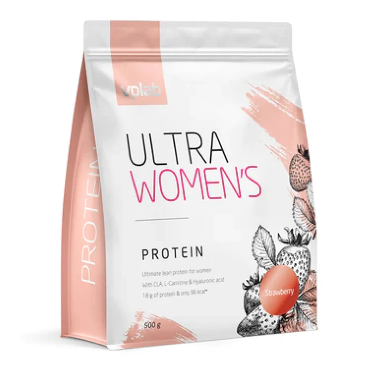 VPLab Ultra Women's Protein 500g Сироватка клубніка