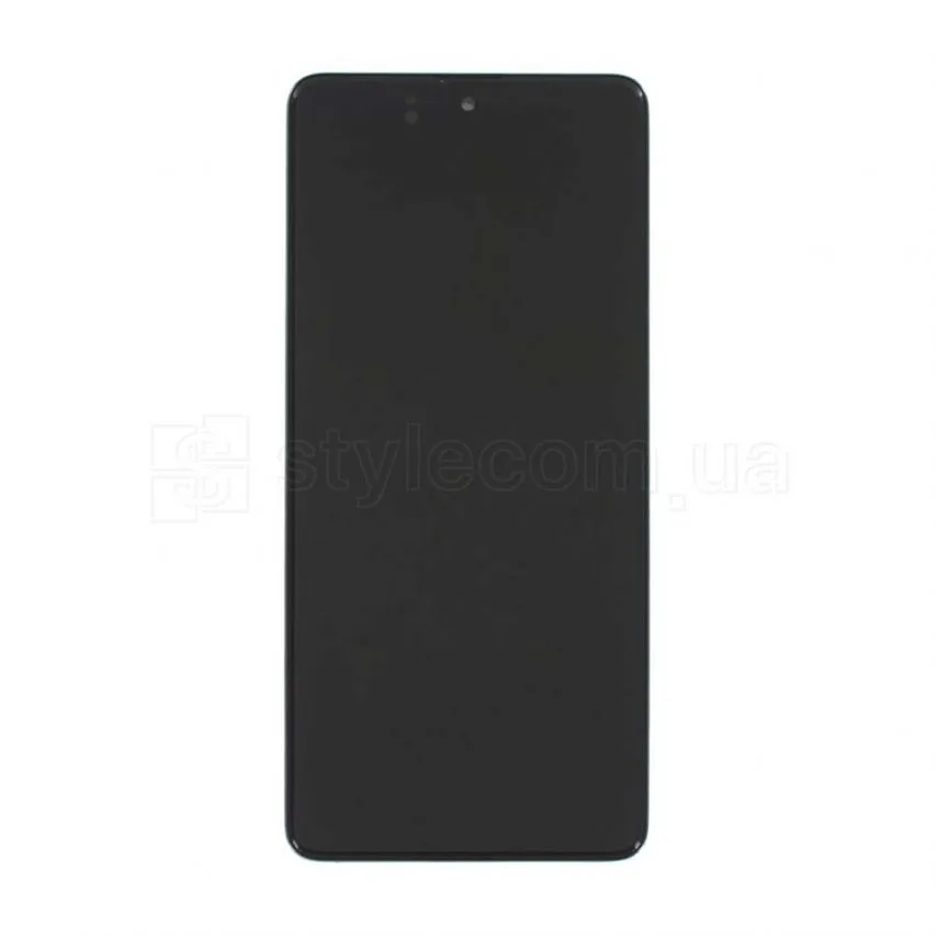 Дисплей Samsung IPS 6,7 дюйм чорний з сенсорним екраном і рамкою Service Original