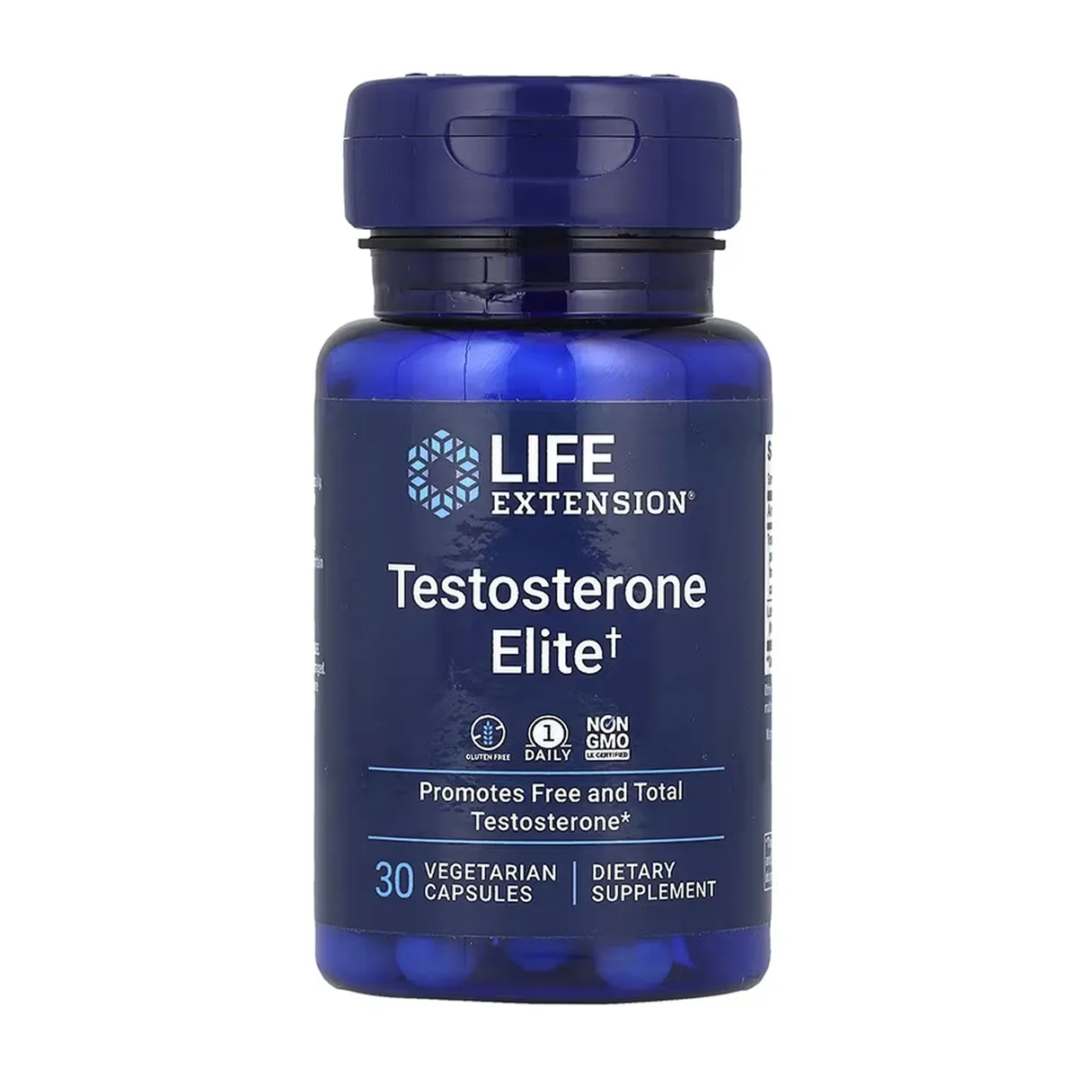 Тестостерон Еліт Life Extension 30 капсул Без ГМО