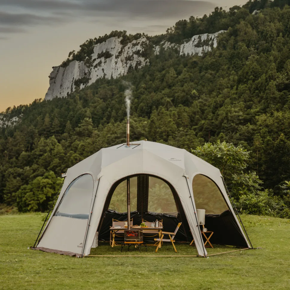 Підлога для тенту Naturehike Oxford 210D 438х380 см Коричнева