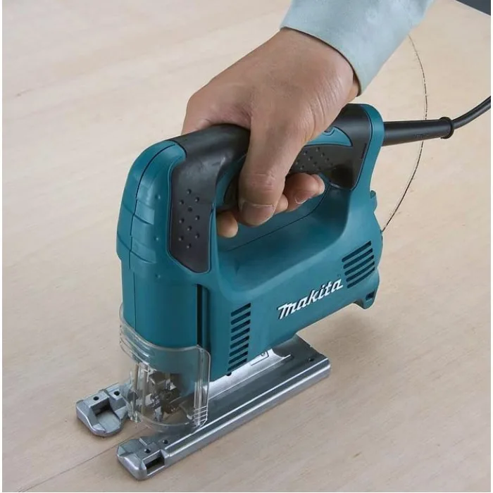 Лобзик Makita 450Вт 3100об/хв для деревини з D-подібною рукояткою електричний різак для металу