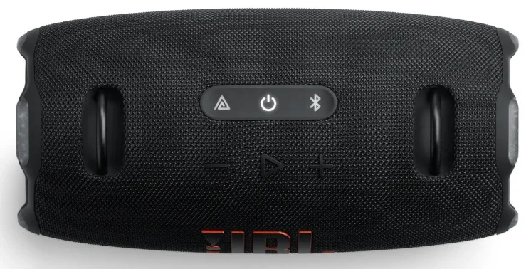 Портативная колонка JBL черная, 2 динамика, 50 Вт, 24 часа работы, IP67.