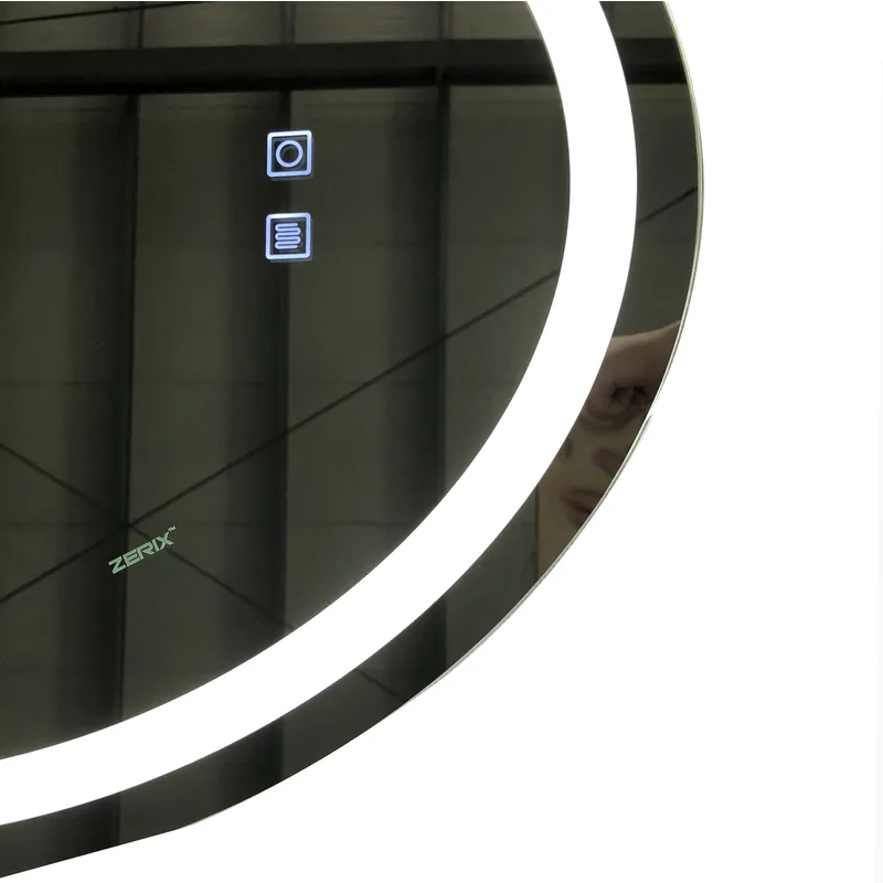 Зеркало настенное LED Touch Zerix FUSION MV01 60x80 см безмедное с подогревом
