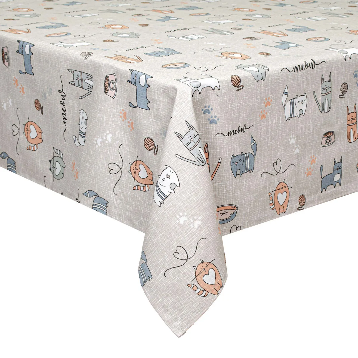 Скатертина Home Line Полупанама 120х150 см Бежевий