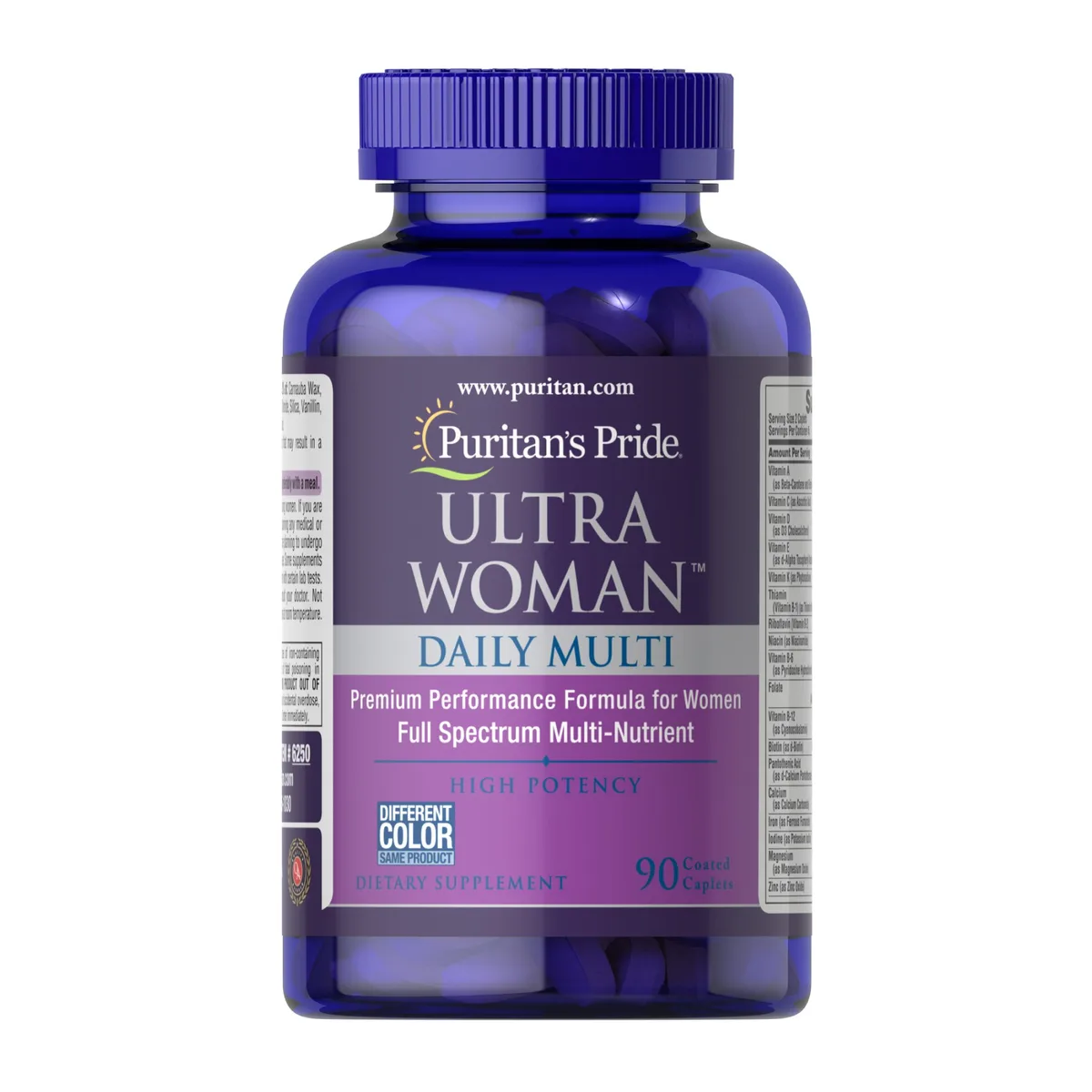 Мультивитамины Puritans Pride Ultra Woman растительная целлюлоза 90 капсул