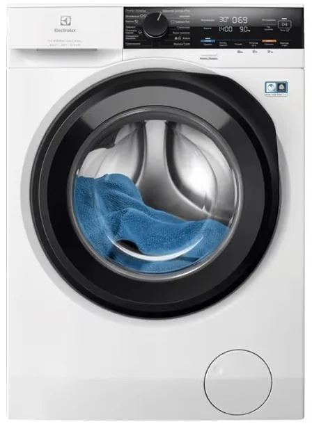 Фронтальна прально-сушильна машина Electrolux, 9(5) кг, 1400 об/хв, клас енергоспоживання D, 58 см, з дисплеєм, функцією пари, інв
