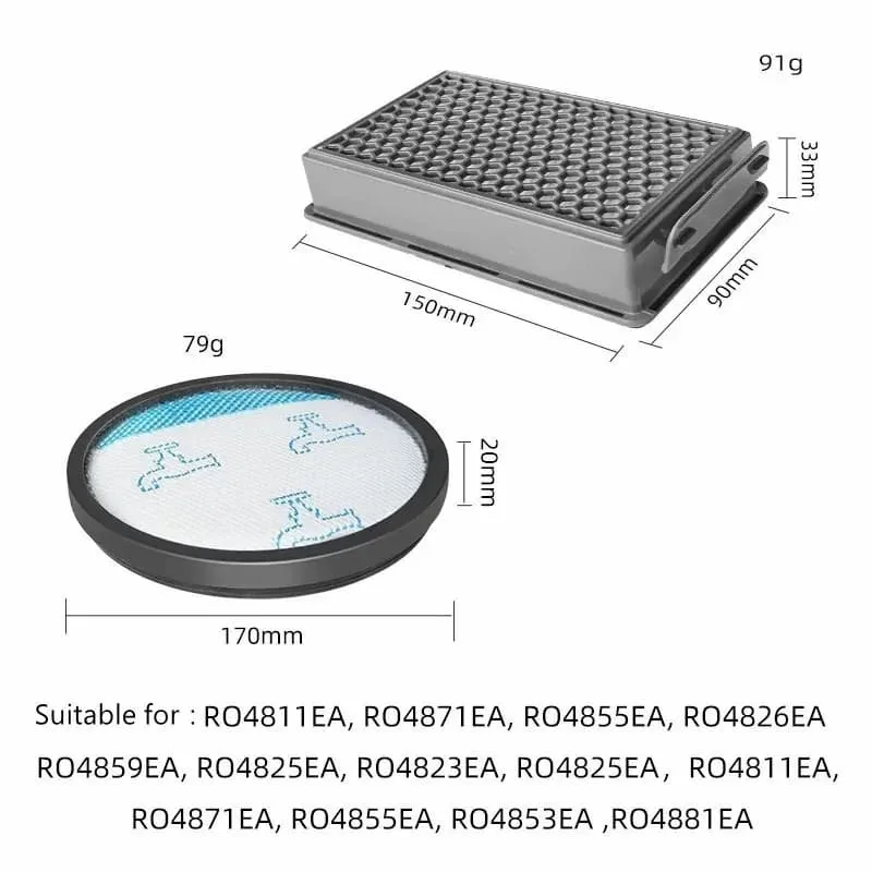 Набір HEPA-фільтрів для пилососів Rowenta ZR780000.