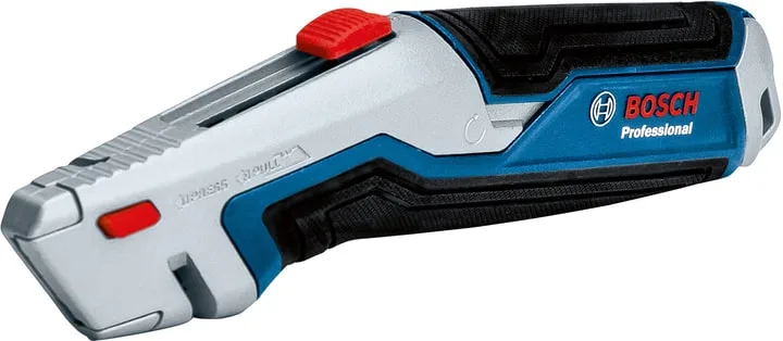 Складной трапециевидный нож для строительства Bosch Professional с пластиковым корпусом, 253 мм, набор из 13 лезвий