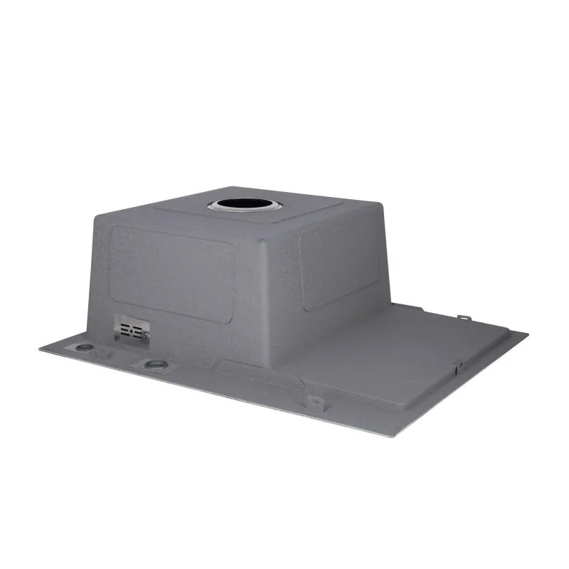 Кухонная мойка Lidz H6350R интегрированная 630x400x215 мм нержавеющая сталь Brushed Steel правое крыло