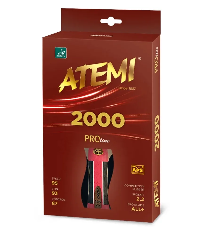 Ракетка для настільного тенісу Atemi гума 5,5 мм 2,2 мм ALL+