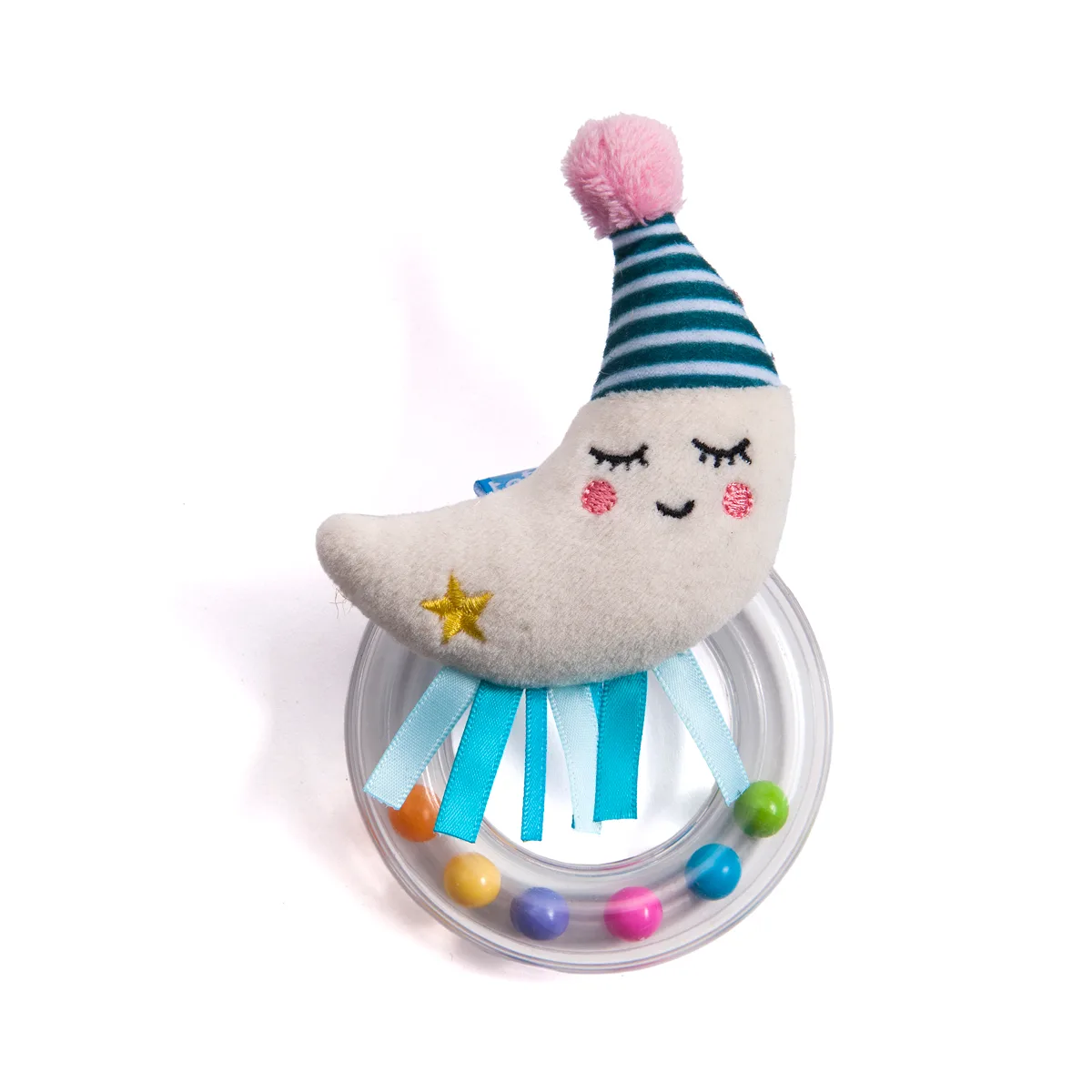 Брязкальце Сонний Місяць Taf Toys текстильний 4,5х20х12 см
