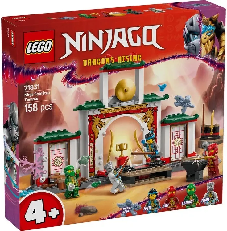 Конструктор LEGO Ninjago храм ніндзя різнокольоровий для дітей від 4 років