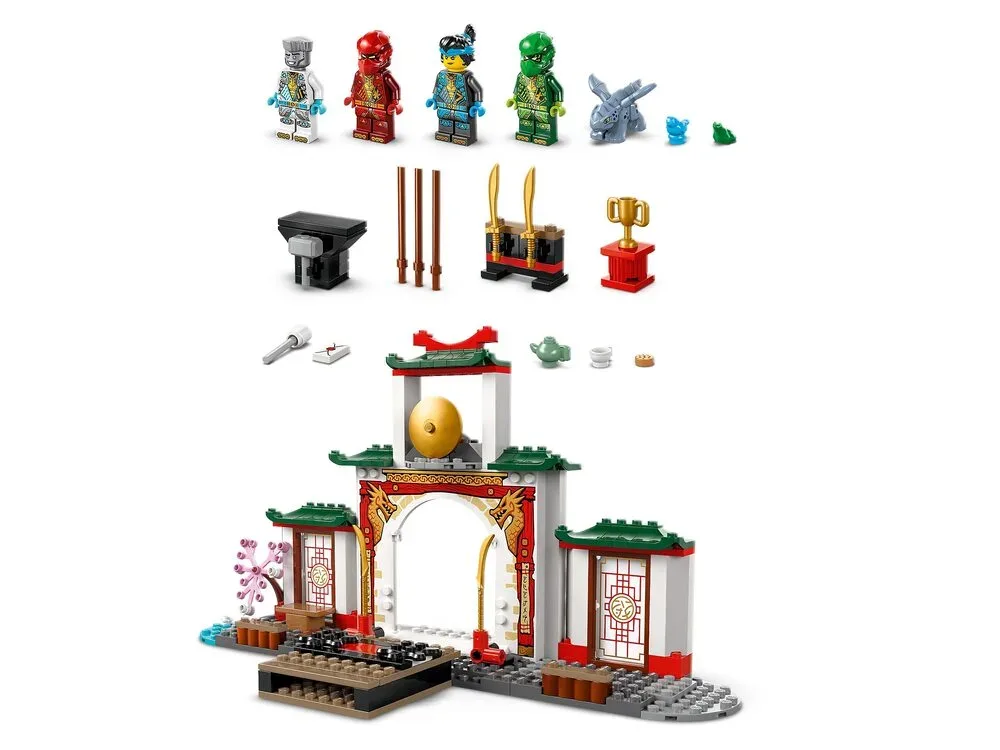 Конструктор LEGO Ninjago храм ніндзя різнокольоровий для дітей від 4 років