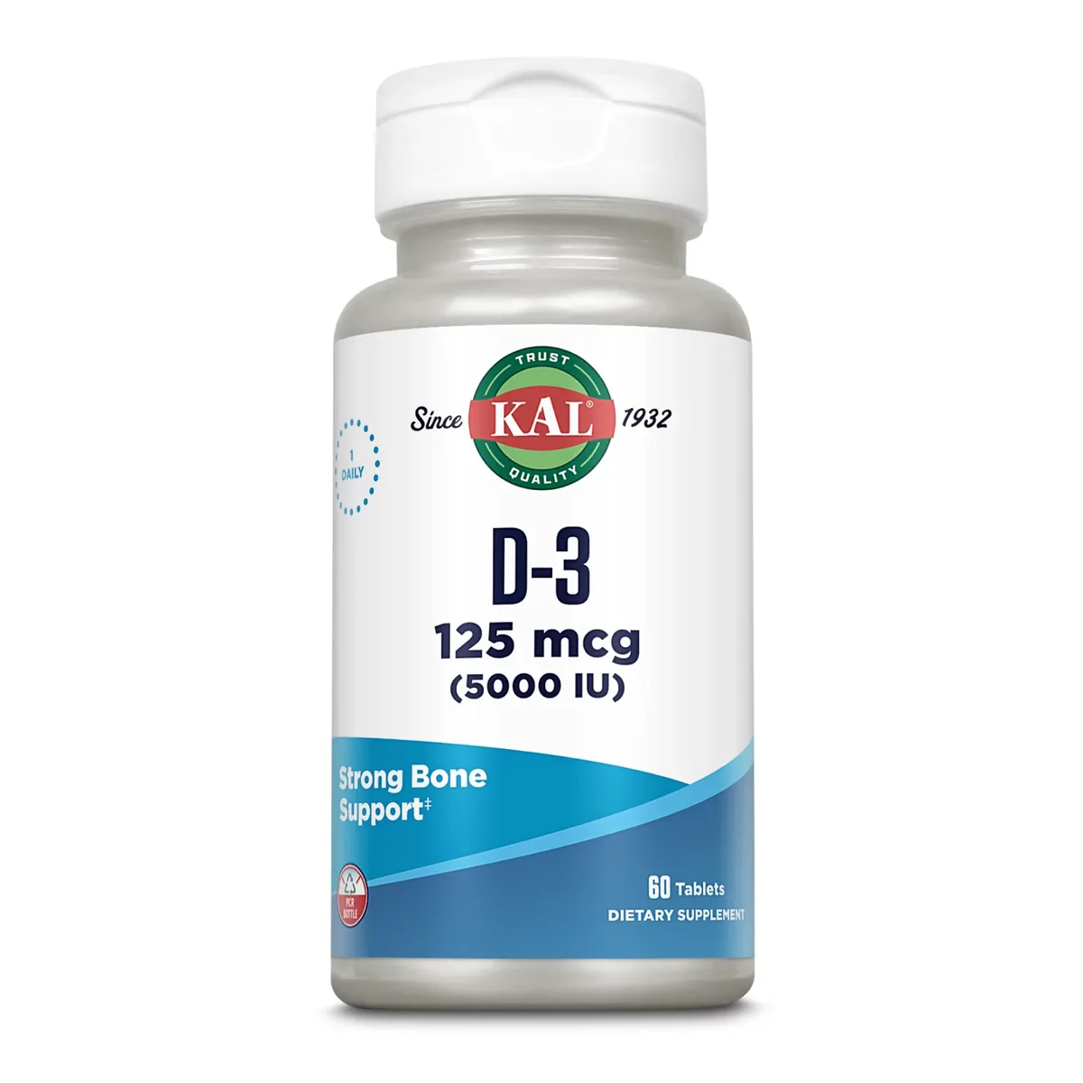 Вітамін D3 KAL 125 мкг 60 таблеток