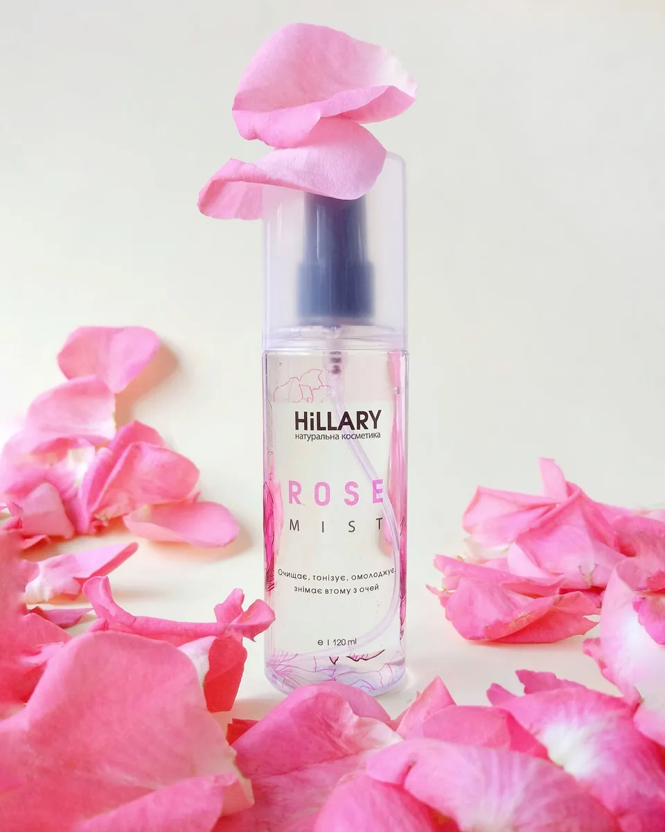 Трояндовий міст для обличчя Hillary ROSE MIST, 120 мл