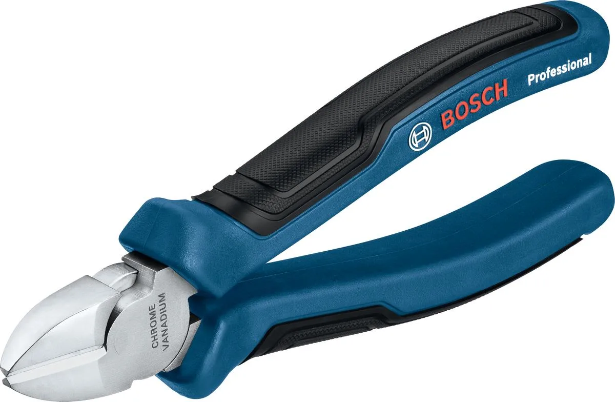 Кусачки-бокорізи Bosch Professional 160мм з ергономічними ручками для різання проводів та кабелів