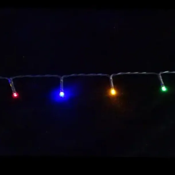 Гірлянда світлодіодна 12,6 м зелений шнур 240 LED багатоколірна
