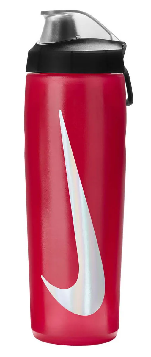 Пляшка Nike TPE 709 мл червоний чорний сріблястий