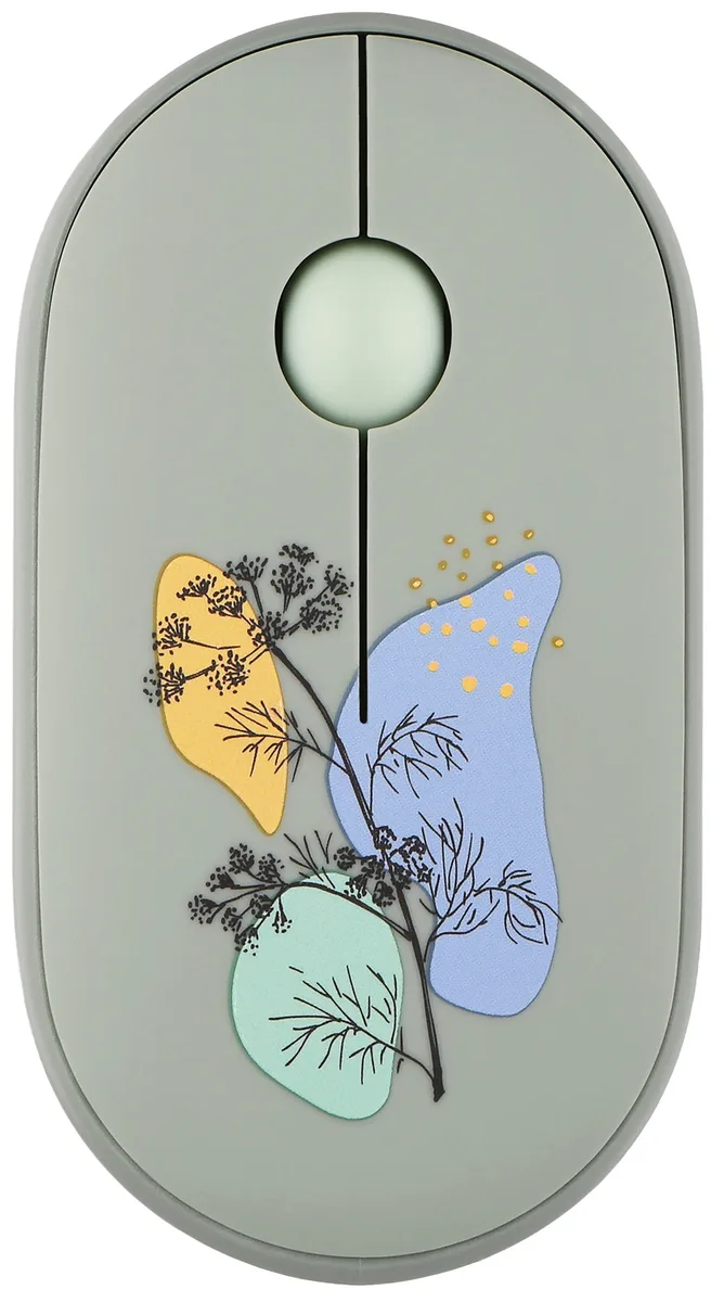 Миша 2E MF300 FLORA:DILL Silent WL BT, зелений