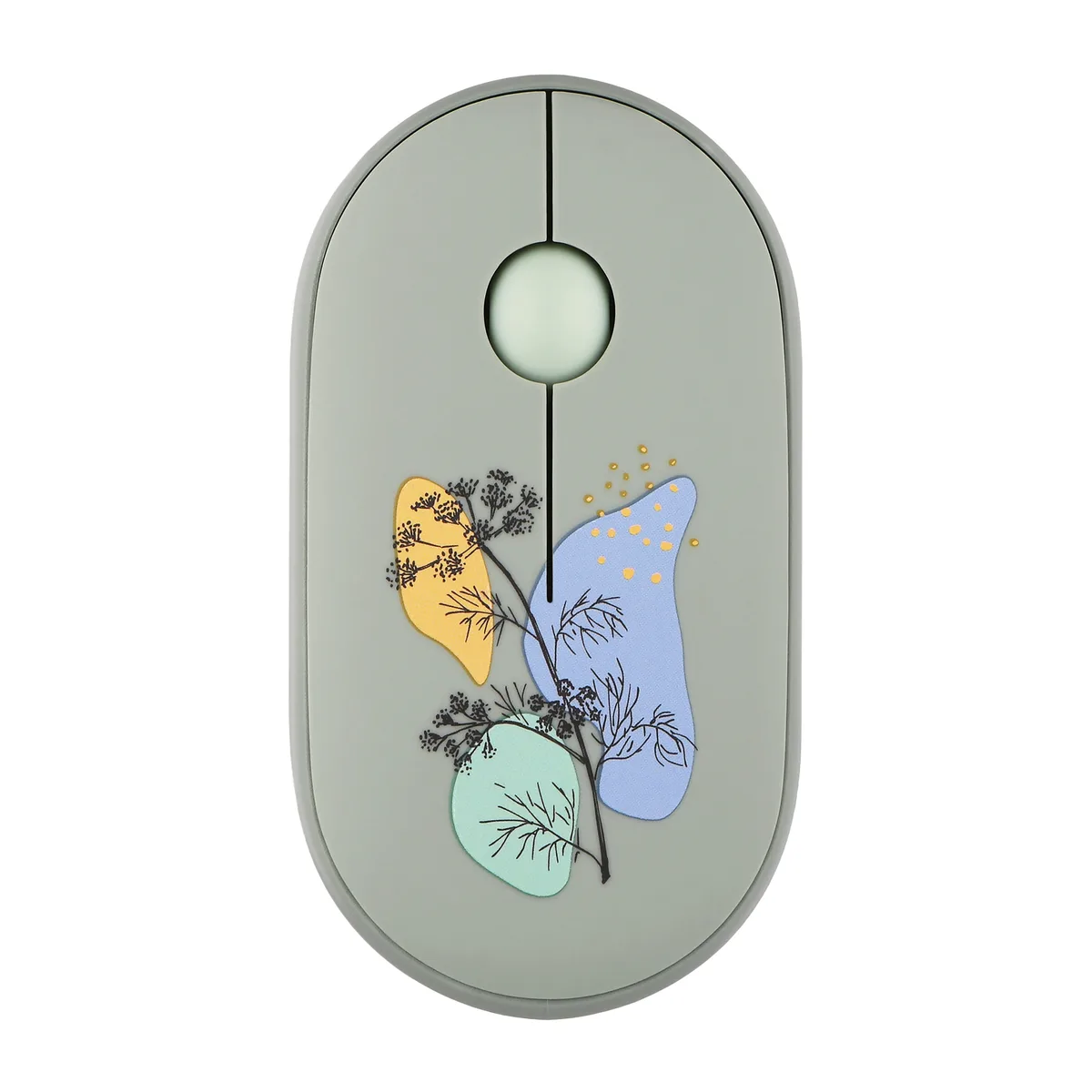 Миша 2E MF300 FLORA:DILL Silent WL BT, зелений