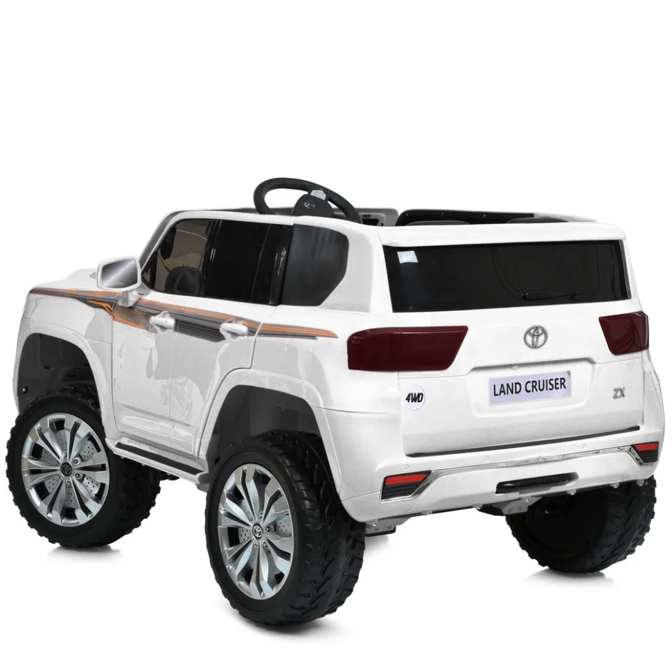 Детский электромобиль Jeep M 6146EBLR-1 4WD 119x53x68 см пластик белый