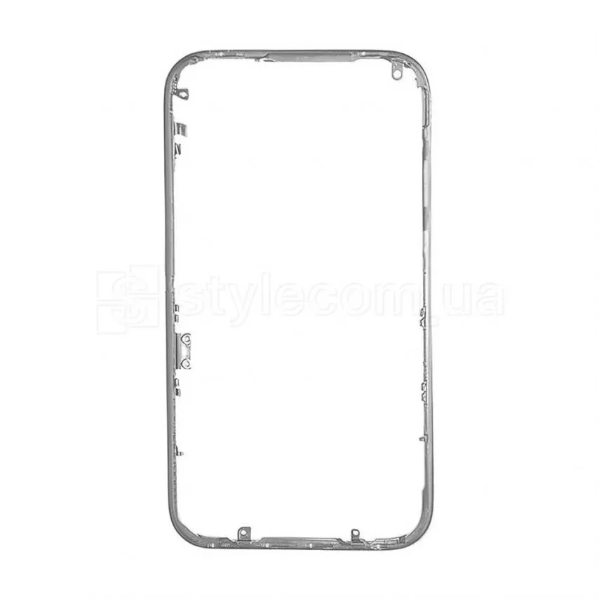 Рамка дисплея Apple серебристая 3Gs 60х40 мм Original Quality с клеем.