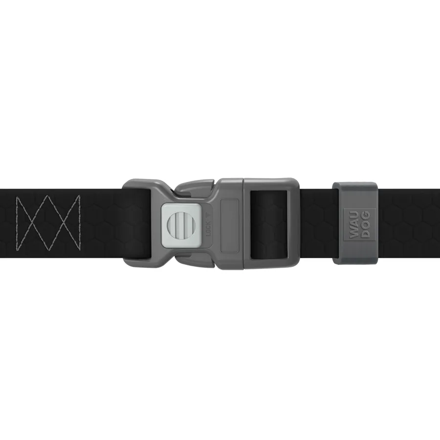 Шлея анатомічна Н-подібна WAUDOG Waterproof 15 мм Collartex S чорна 28-42 см