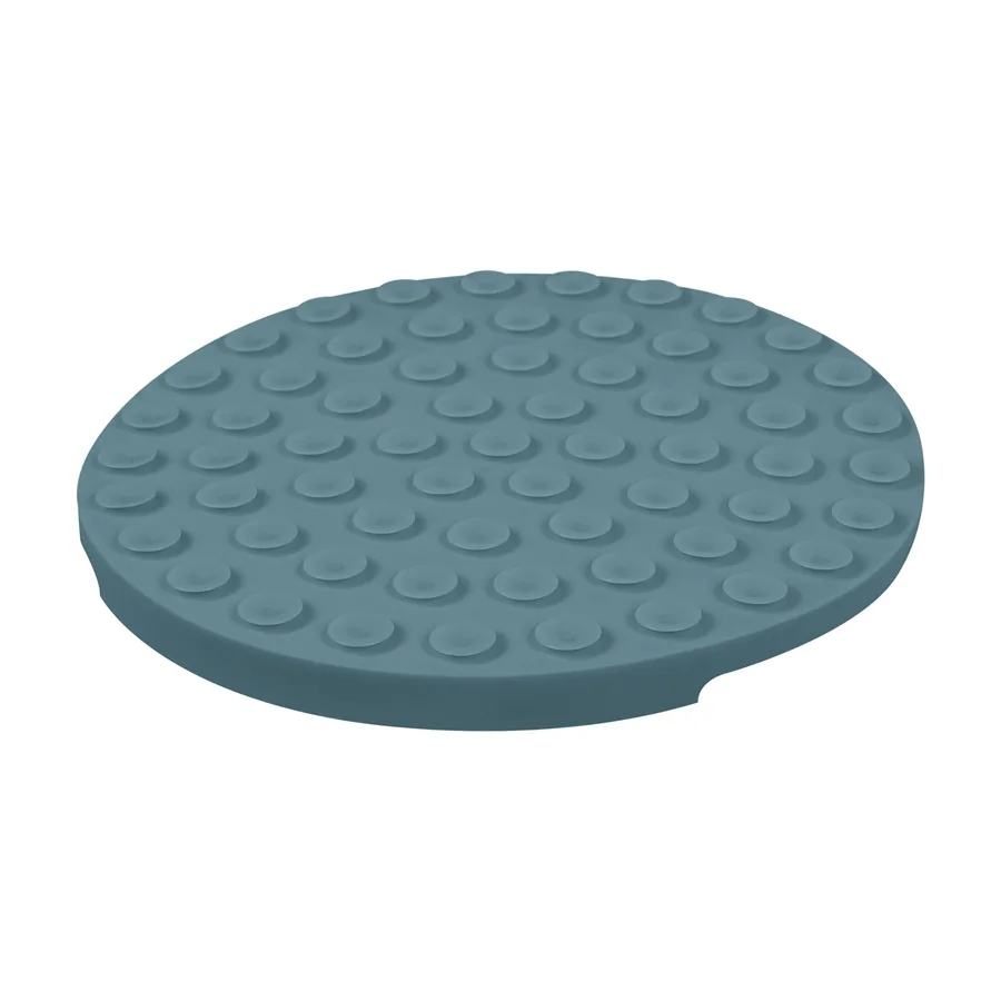 Коврик для слизывания WAUDOG Silicone 21,1х21,1х3 см силиконовый серый