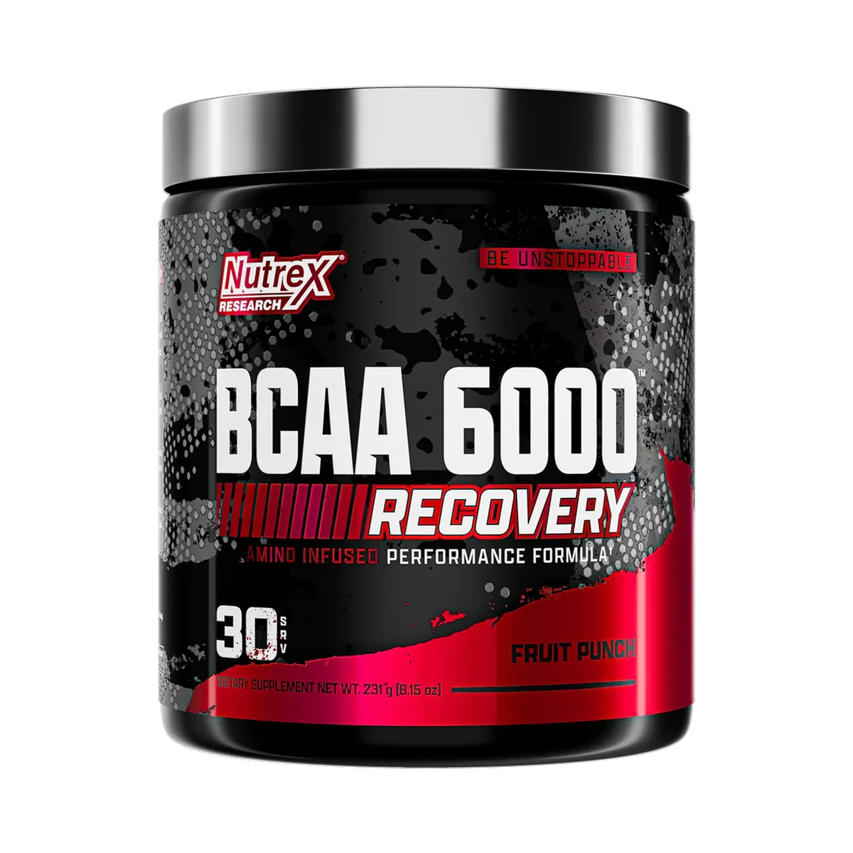 BCAA 6000 Nutrex амінокислоти 237 г Смак фруктового Punch