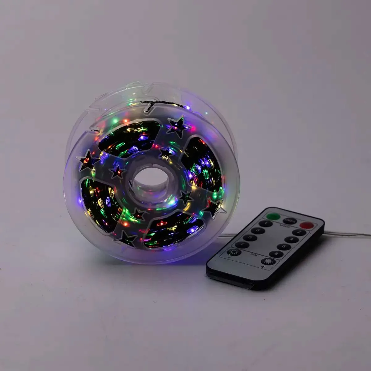 Світлодіодна гірлянда 1000 LED 100 м різнокольорова з пультом ДУ зелена IP44 8 режимів