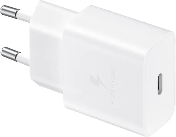 Мережевий зарядний пристрій Samsung 15 Вт USB Type-C Білий