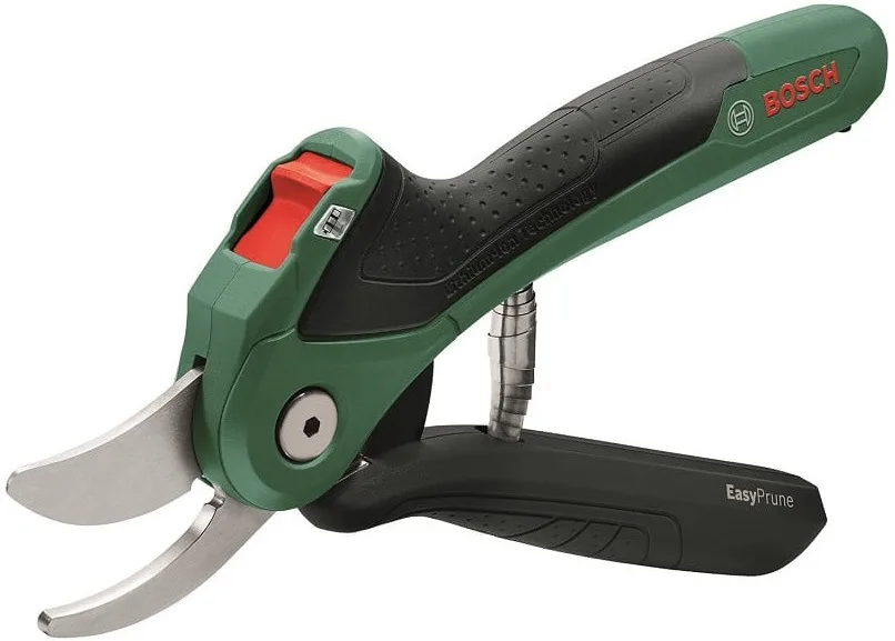 Акумуляторний секатор Bosch EasyPrune, 3.6В, діаметр різу 25мм, вага 0.49кг.