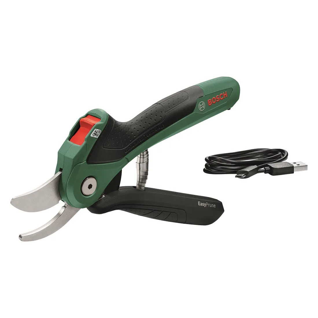 Акумуляторний секатор Bosch EasyPrune, 3.6В, діаметр різу 25мм, вага 0.49кг.
