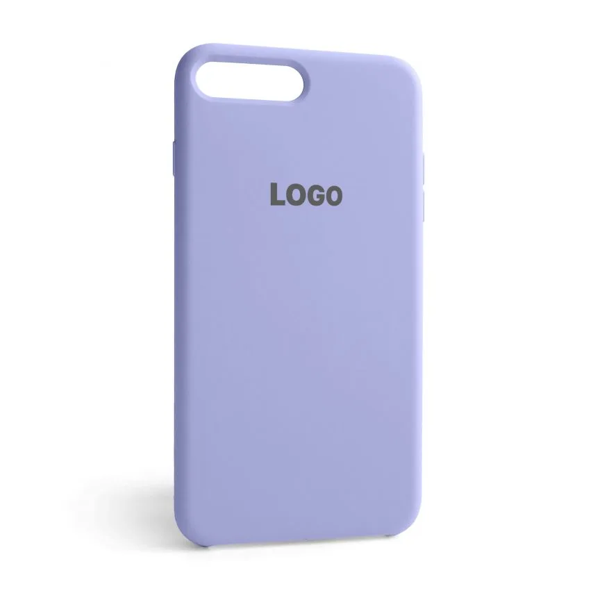 Чохол Silicone Case для Apple iPhone силікон 7 Plus 8 Plus лавандовий