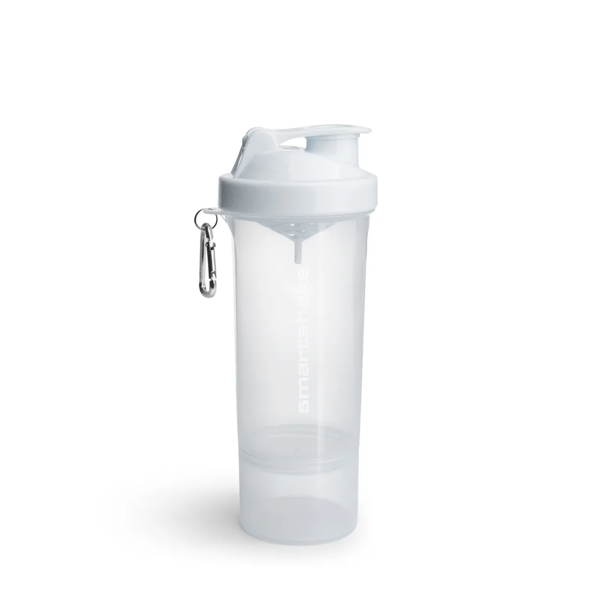 Шейкер спортивний SmartShake пластик 500 мл Білий 2 відсіки