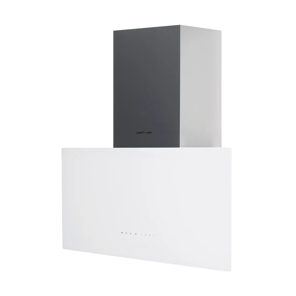 Похила витяжка CataCan Roca, 80 см, 1400 м3/год, Greco 80 wh, біла.