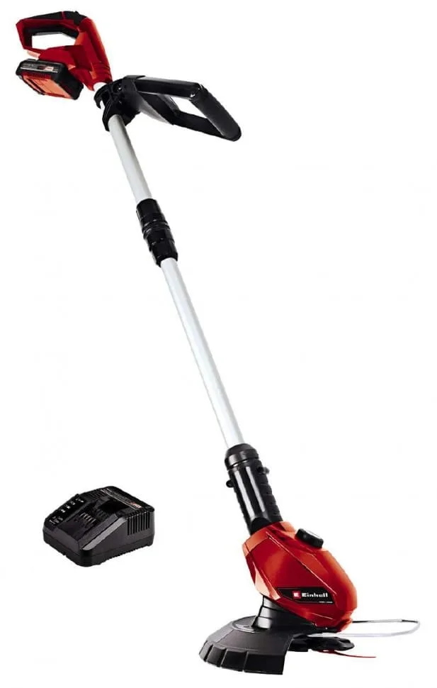 Акумуляторний тример Einhell 24 см чорний з червоним